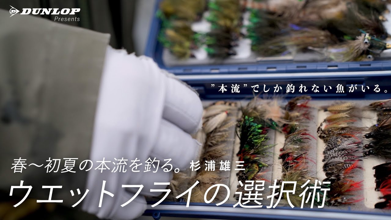 ”本流”でしか釣れない魚がいる。杉浦雄三／春～初夏のウエットフライはこれを選ぶ。【フライフィッシング】