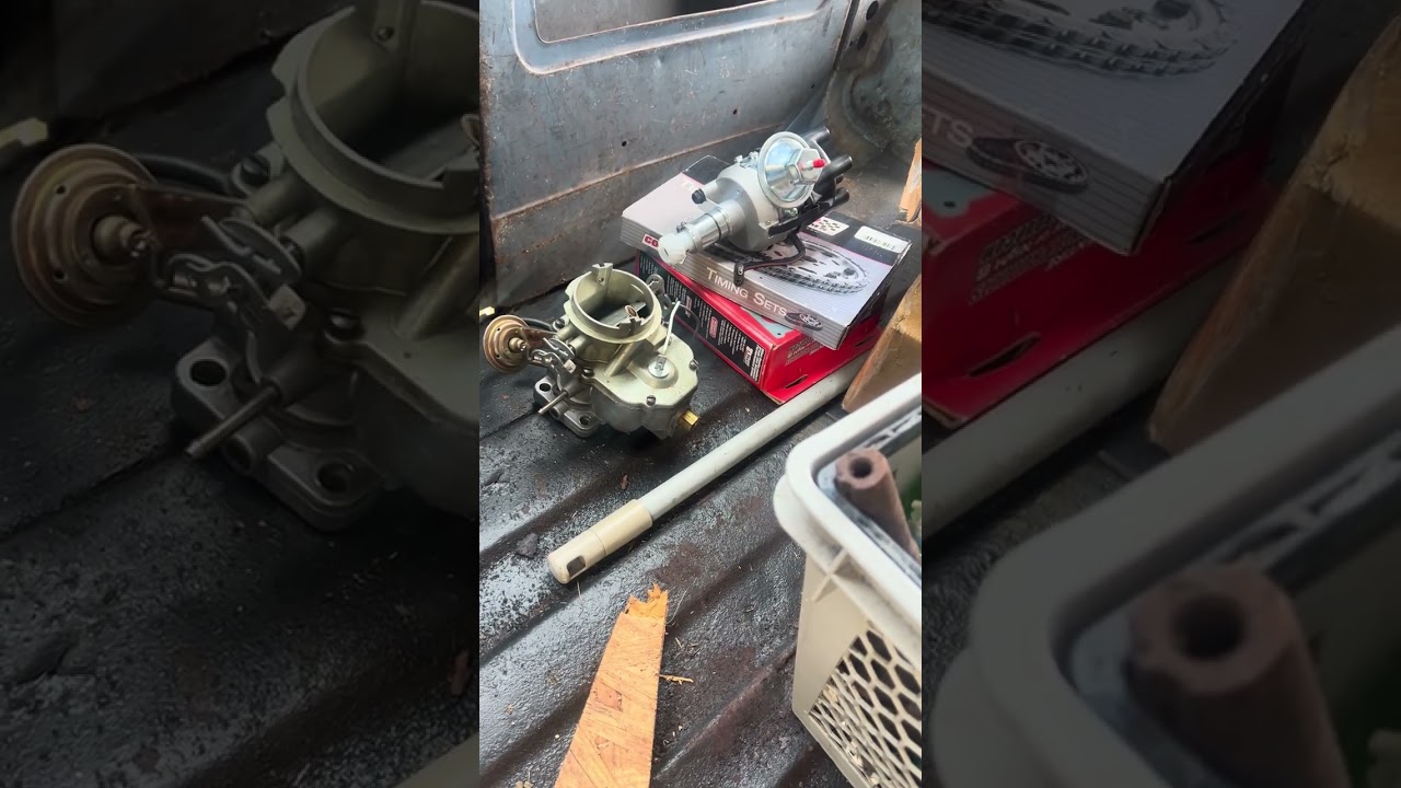 1987 Dodge Ram B150 Shorty Van 225 Slant 6 startup after a month or so, plans