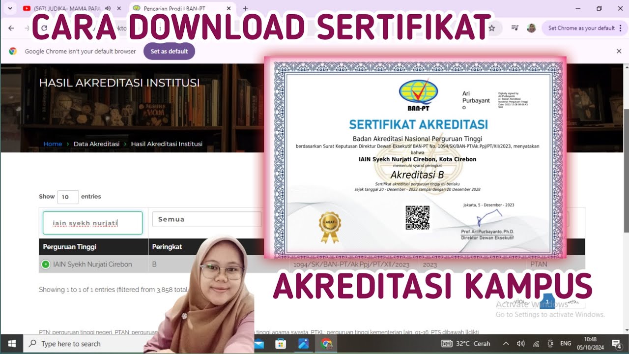 Cara download akreditasi kampus di banpt untuk daftar ASN Baru nih! Tutorial by Anisa Official