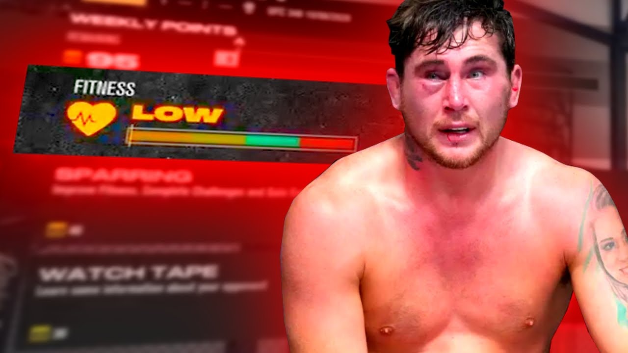 Trying ZERO Training-sessions on UFC 5 Career… This shit is painfull.