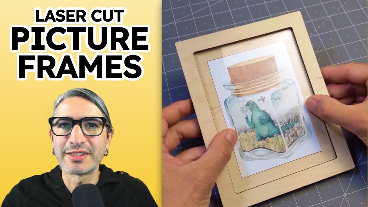 Laser Cut Picture Frames Tutorial