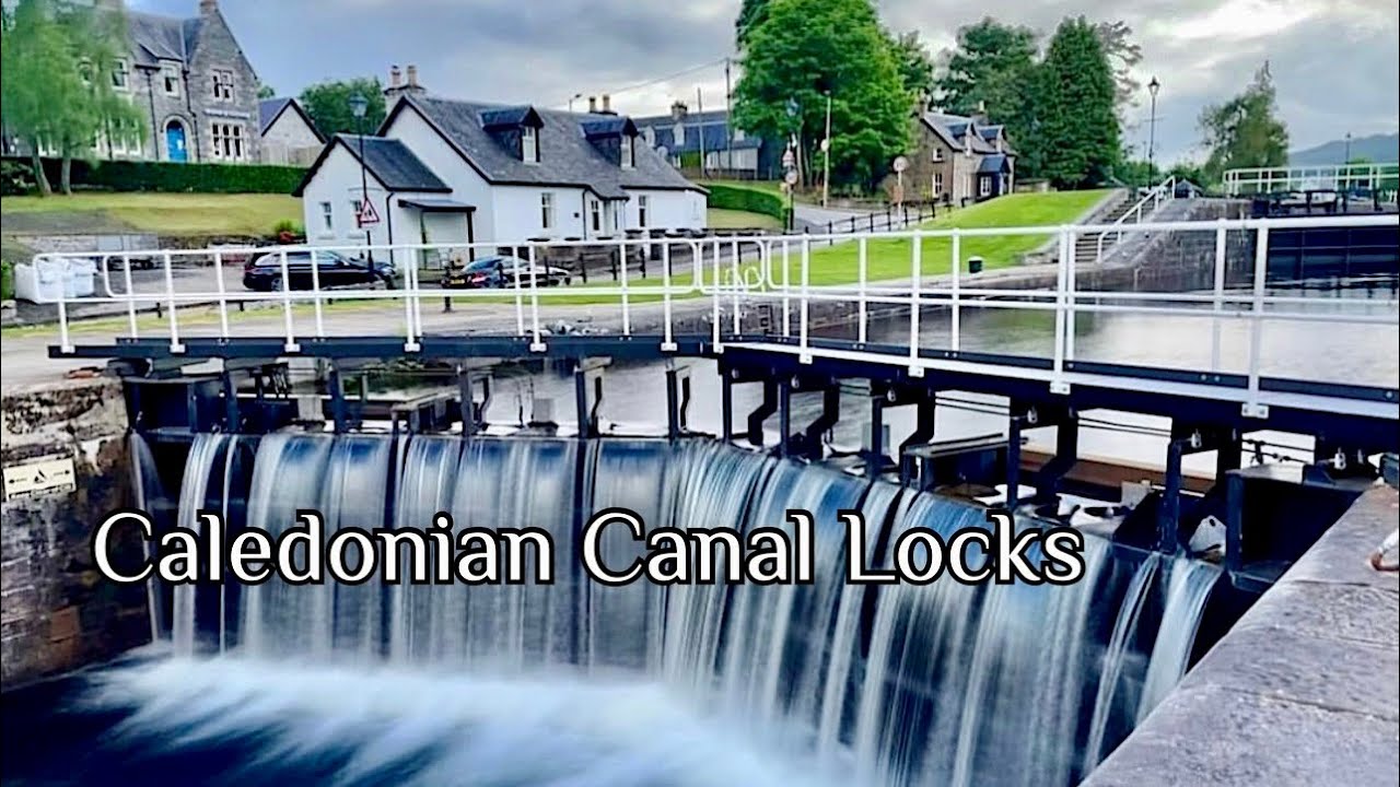 Caledonian Canal Locks At Fort Augustus.