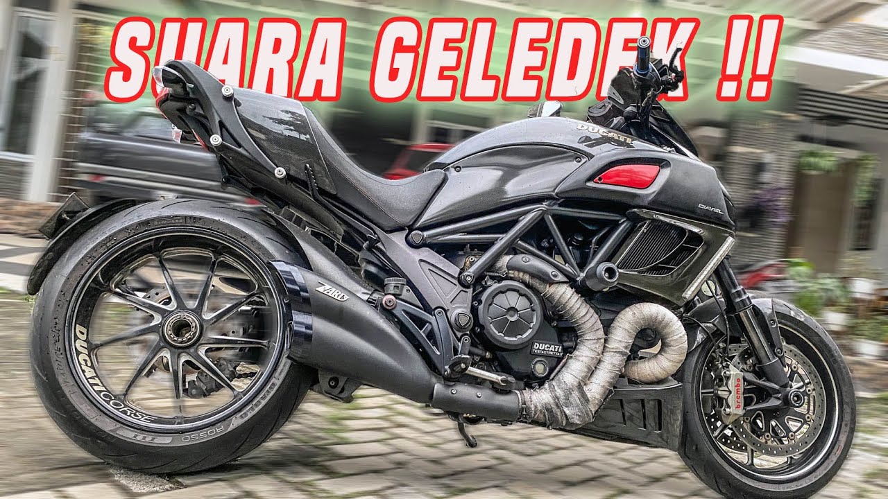SUARA MOTOR KAYAK GELEDEK !! MANASIN MESIN 1200CC L-TWIN DUCATI, PARAH !