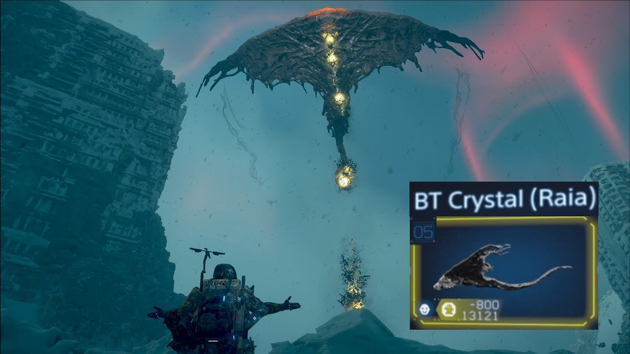 Death Stranding 2 - Capturing the Flying Ray BT (BT Raia)