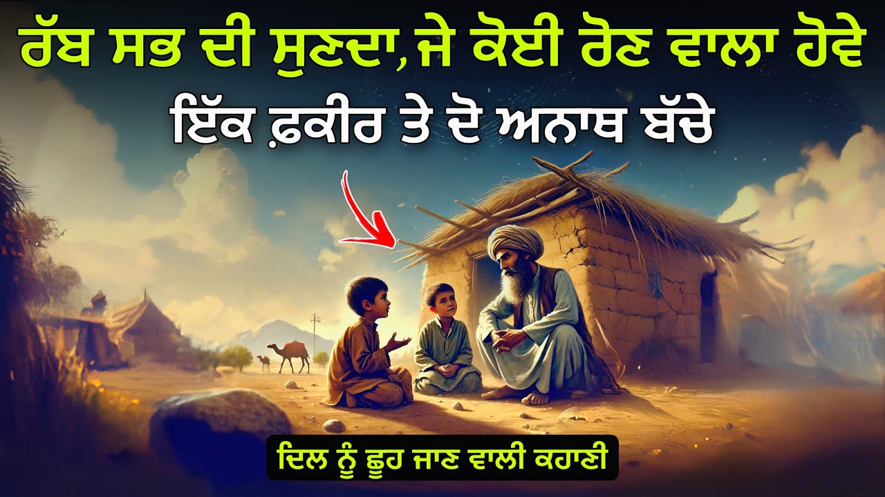 ਰੱਬ ਸਭ ਦੀ ਸੁਣਦਾ, ਜੇ ਕੋਈ ਰੋਣ ਵਾਲਾ ਹੋਵੇ, ਇੱਕ ਫ਼ਕੀਰ ਤੇ ਦੋ ਅਨਾਥ ਬੱਚੇ, Best Life Changing Moral Story