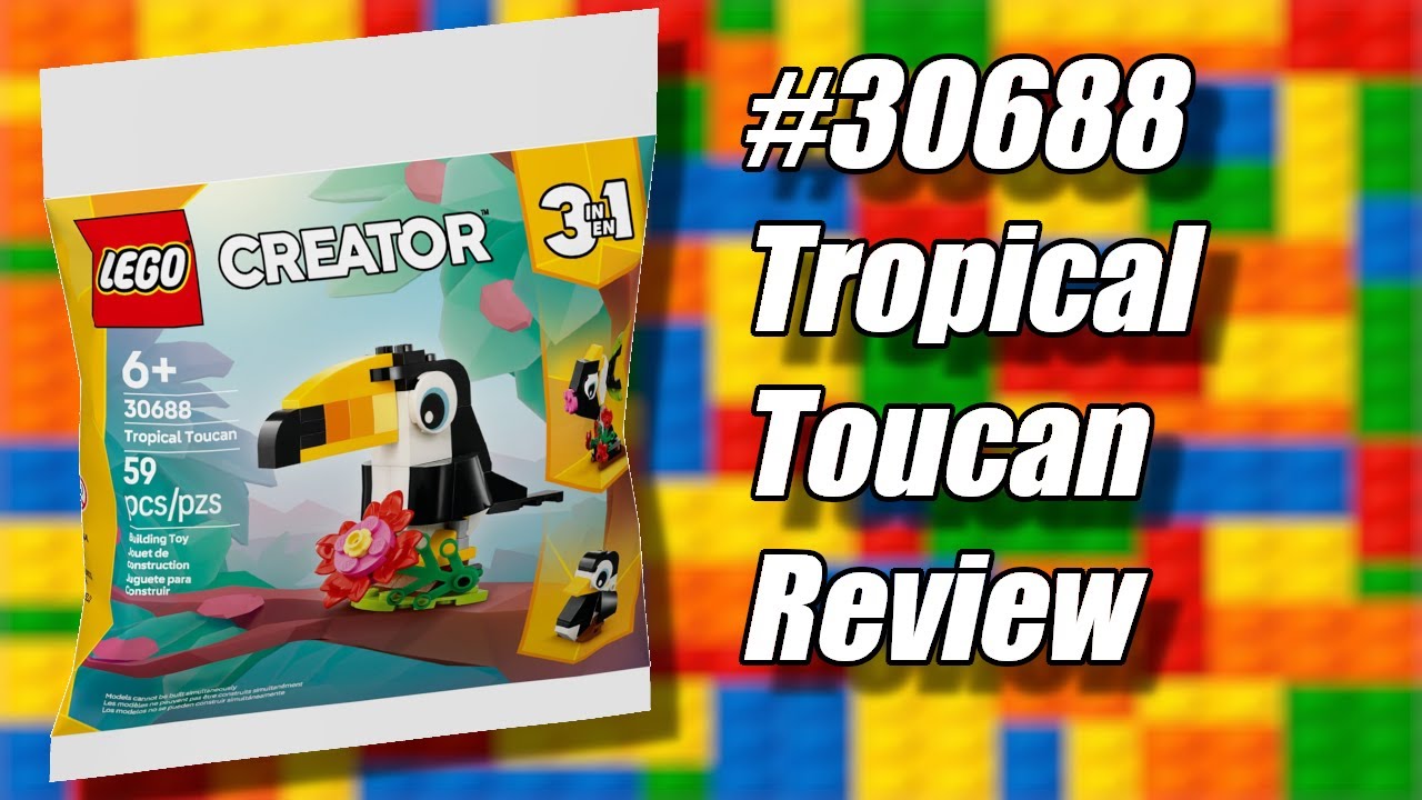 🌴 LEGO Review: Set 30688 Tropical Toucan GWP – Exclusive & Stunning! 🦜✨