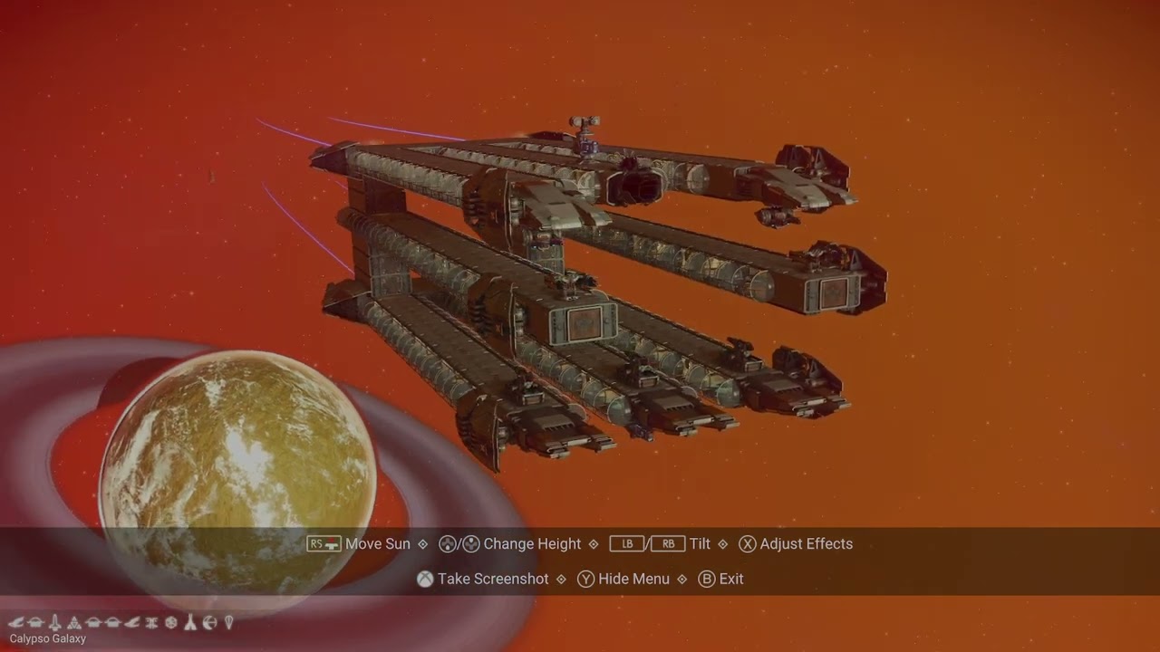 Citadel from Mass Effect made in No Man’s Sky.