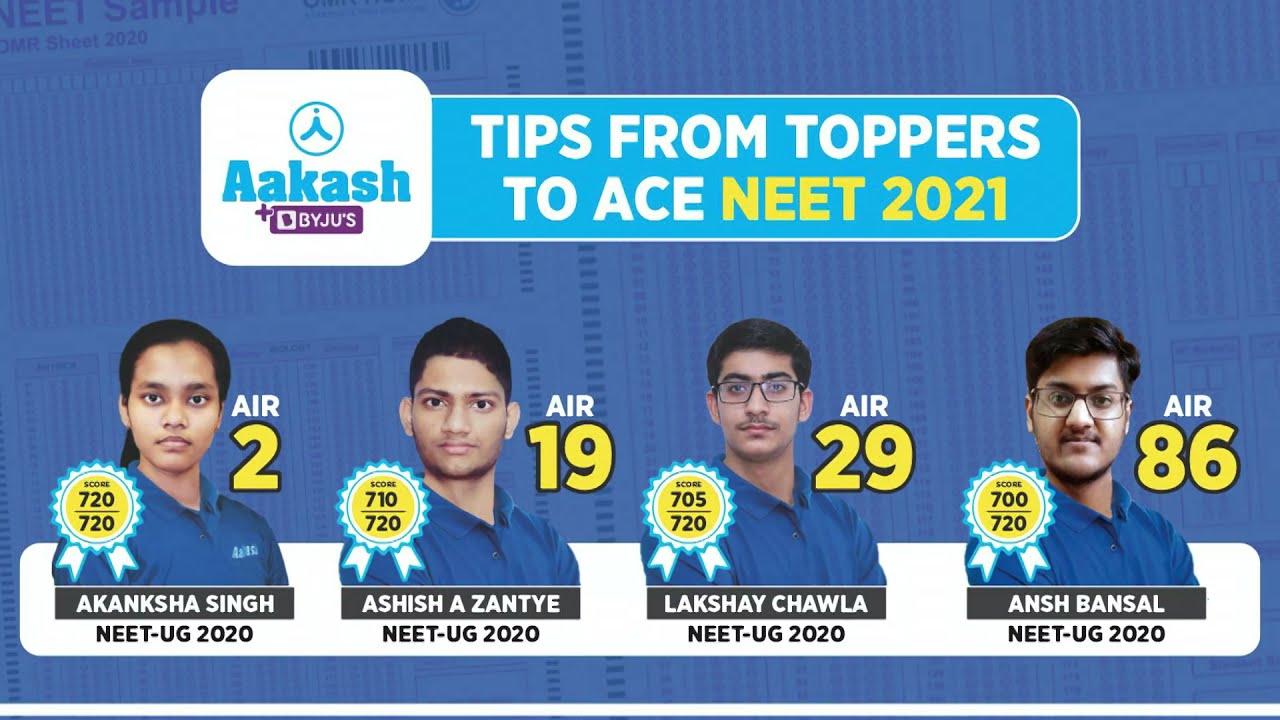Tips From Toppers to Ace NEET 2021 |  Toppers' Strategy to Crack NEET like a Pro