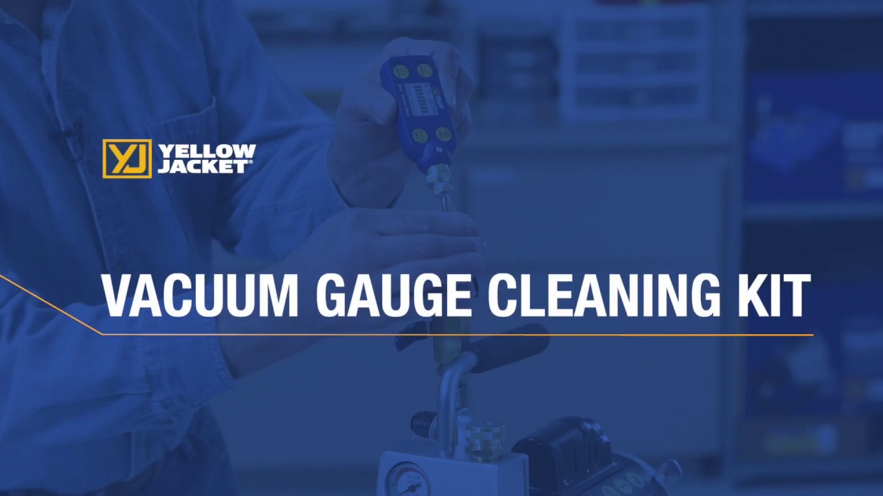 YELLOW JACKET Vacuum Gauge Cleaning Kit Video