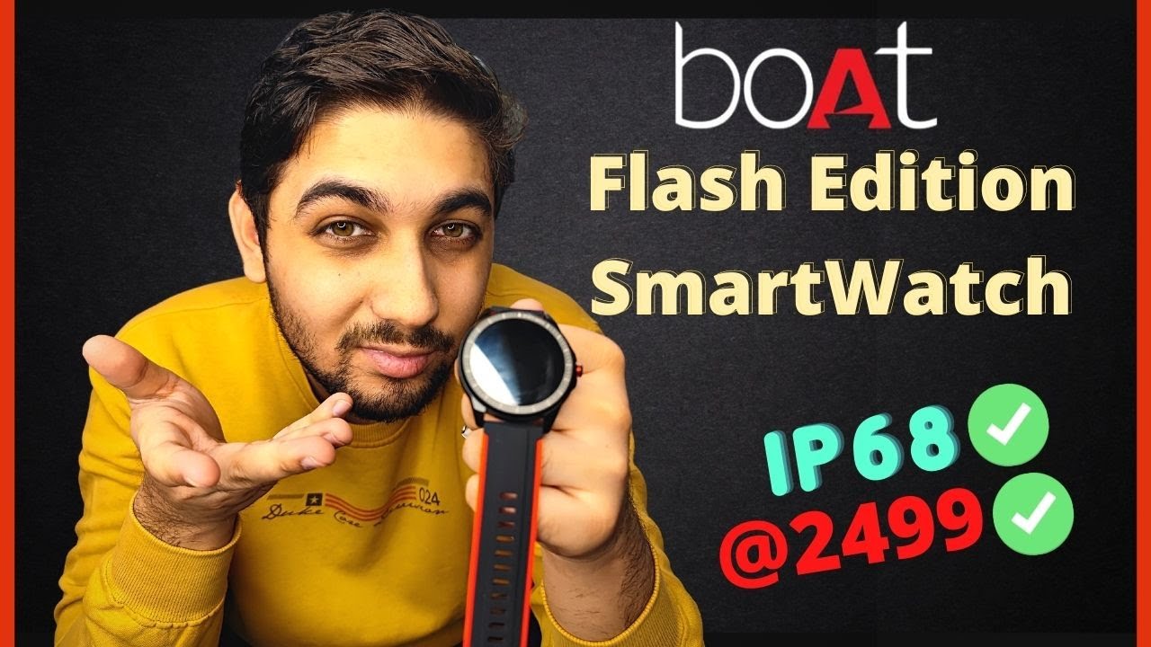 Boat Watch Flash(Red) Unboxing Initial Impression⚡️ Best Under 3000 in 2021?