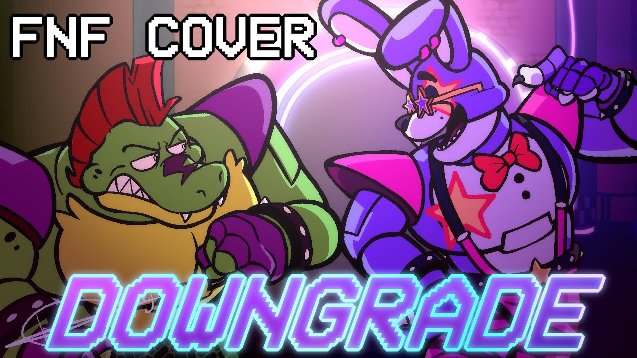 DOWNGRADE (Boombox but Monty and Glam. Bonnie sing it) | Friday Night Funkin' Vs Stickman COVER