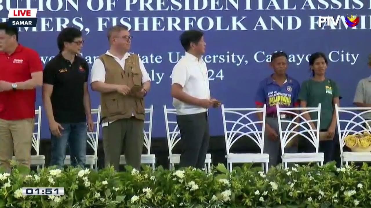 PBBM leads the distribution of Presidential Assistance to Farmers, Fisherfolk, and Families...