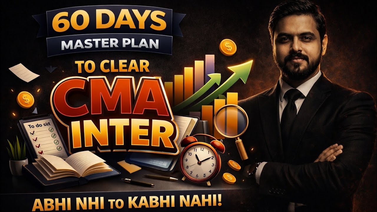 60 Days Study Plan - CMA Inter June 2026