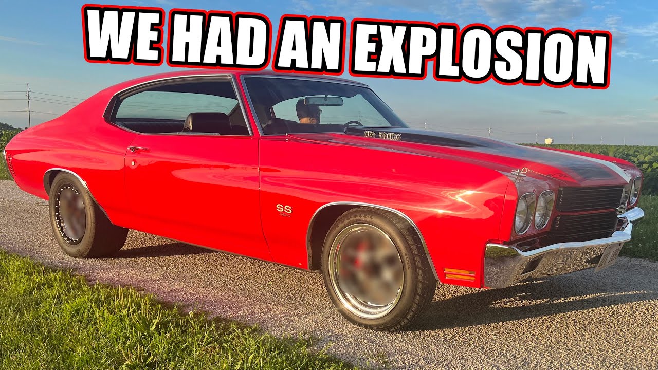 1970 Chevelle SS Does BURNOUTS on New Wheels and Tires