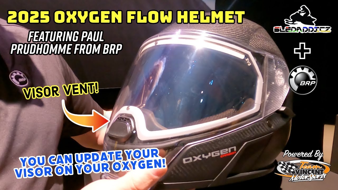 2025 BRP Oxygen Flow Helmet with Paul Prudhomme from BRP | Updated Ventilation and Upgradable Visor!