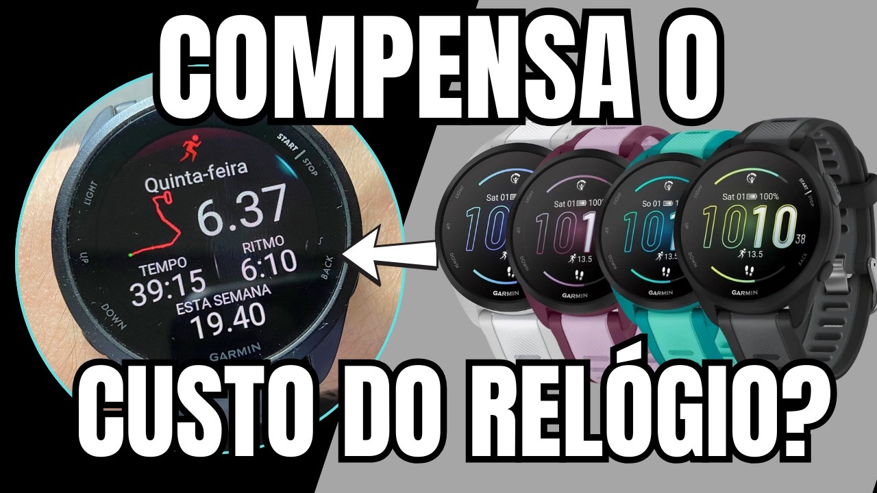 Garmin 165 vale a pena? é bom? REVIEW sobre o GARMIN FORERUNNER 165