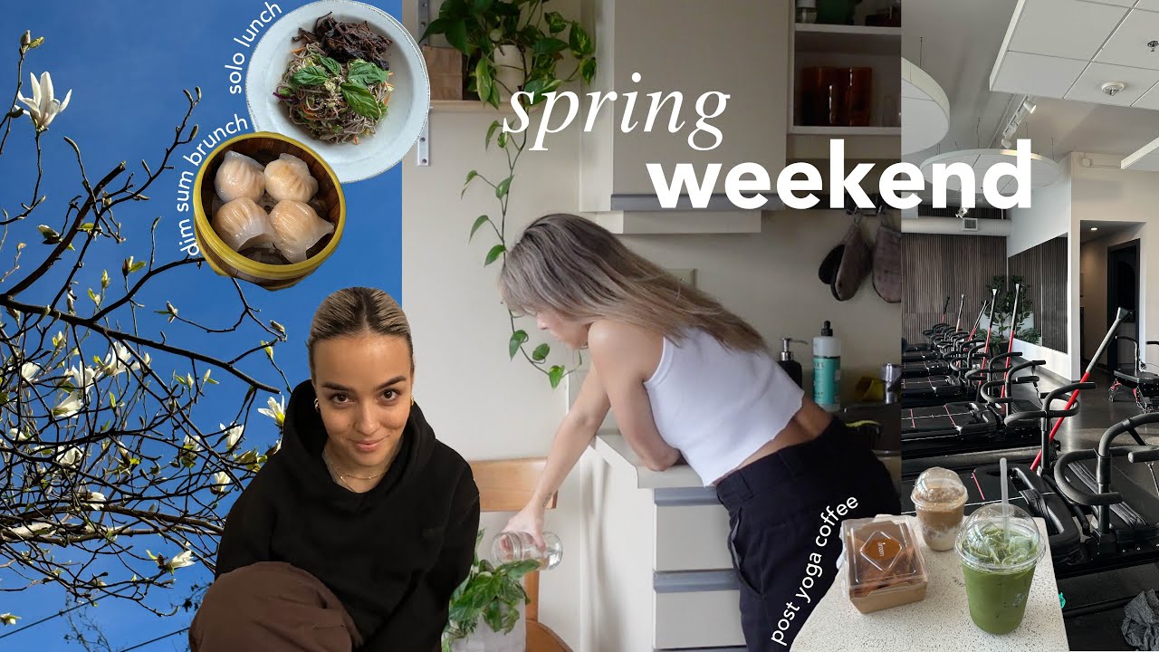 seattle diaries | ideal spring weekend, morning yoga and eating goooood