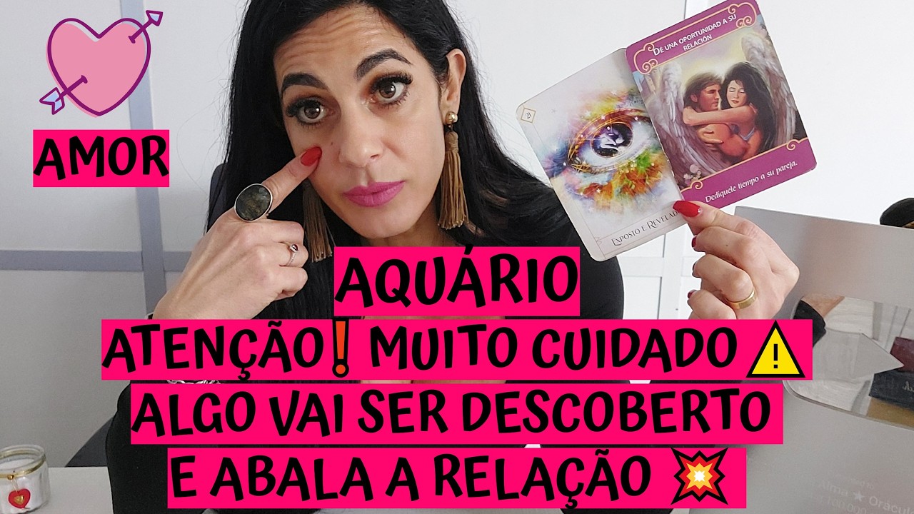 AQUÁRIO ♒️ AMOR 💖 ATENÇÃO❗ ALGO VAI SER DESCOBERTO E ABALA A RELAÇÃO 💥 MUITO CUIDADO⚠️