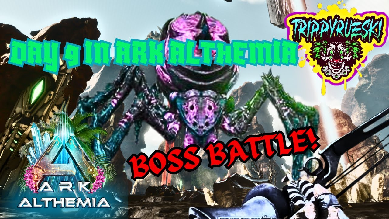 DAY 9 in ARK ALTHEMIA! BroodMother Boss Fight!