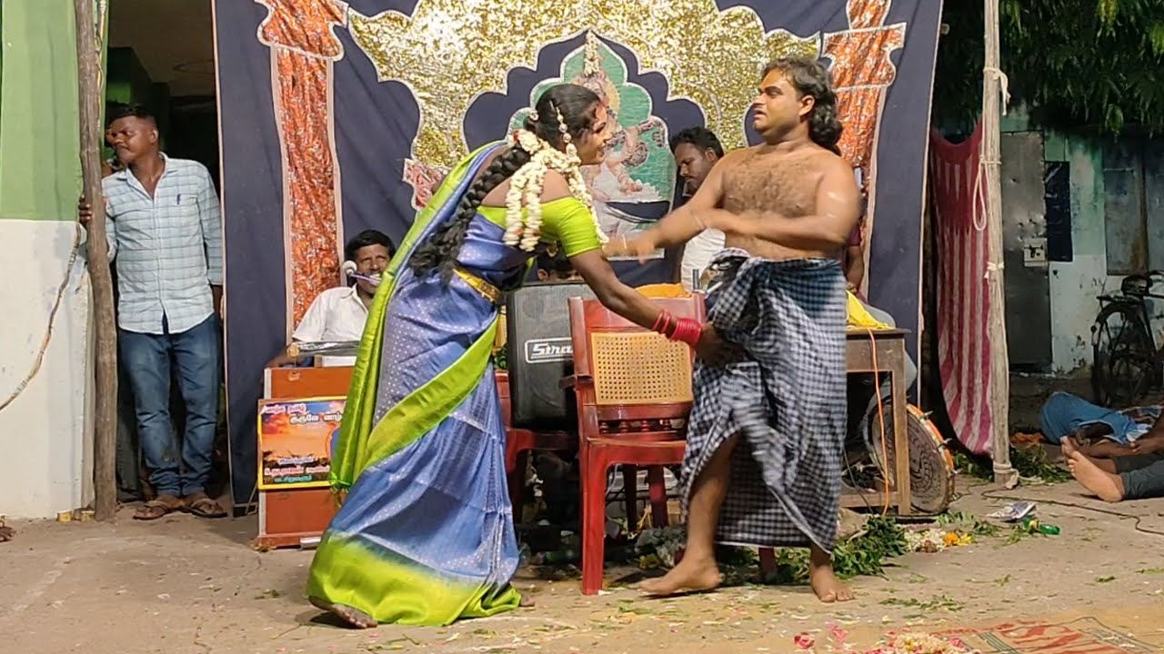 கலைதேவி நாடக மன்றம் விக்கி மற்றும்  தாசி முருகன் காமெடி வேற லெவல் Semma Comedy Kalaidevi Nadagam