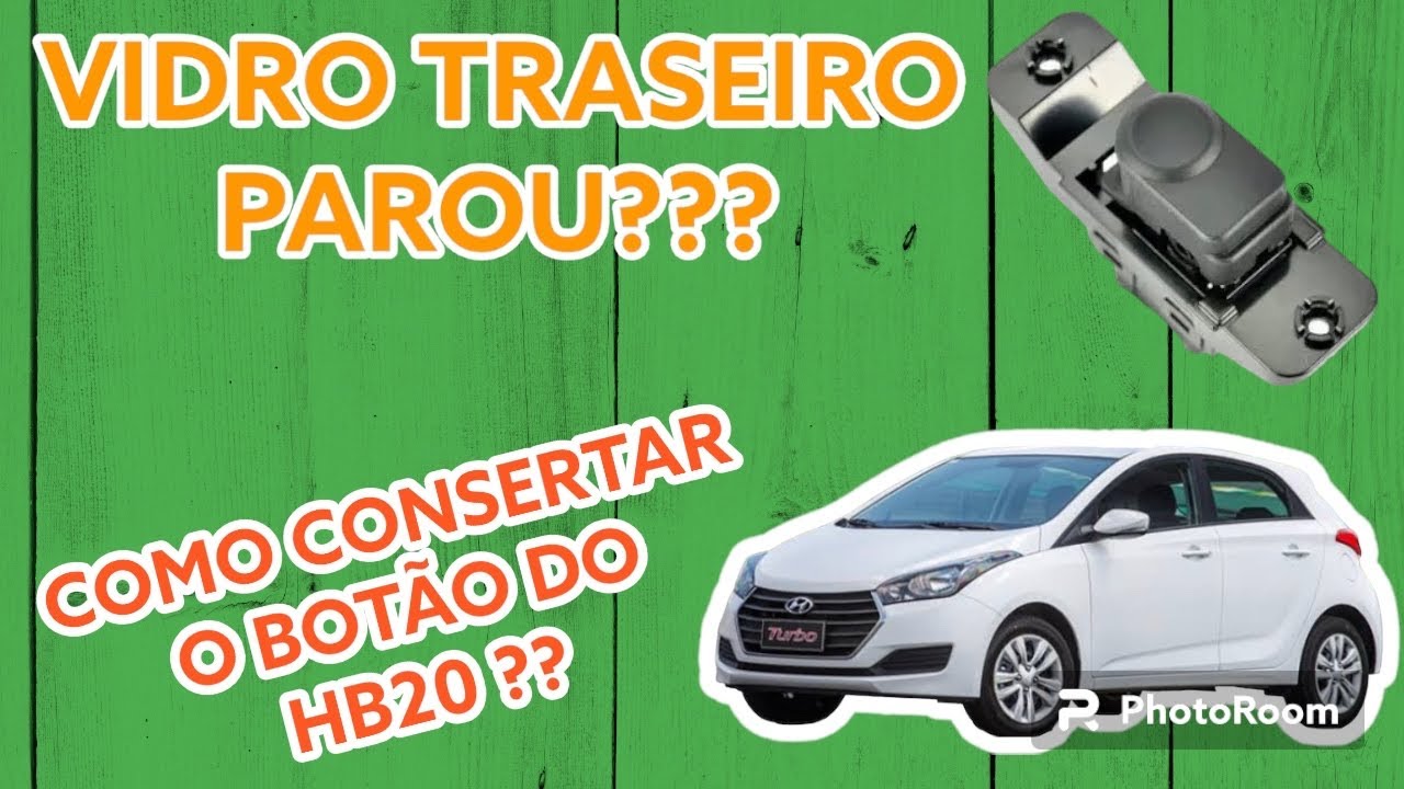 COMO DESMONTAR E CONSERTAR BOTÃO DO VIDRO DO HYUNDAI HB20 ??