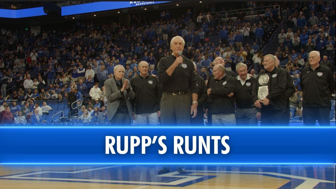 Rupp's Runts Honored at Halftime of Kentucky - Mississippi State