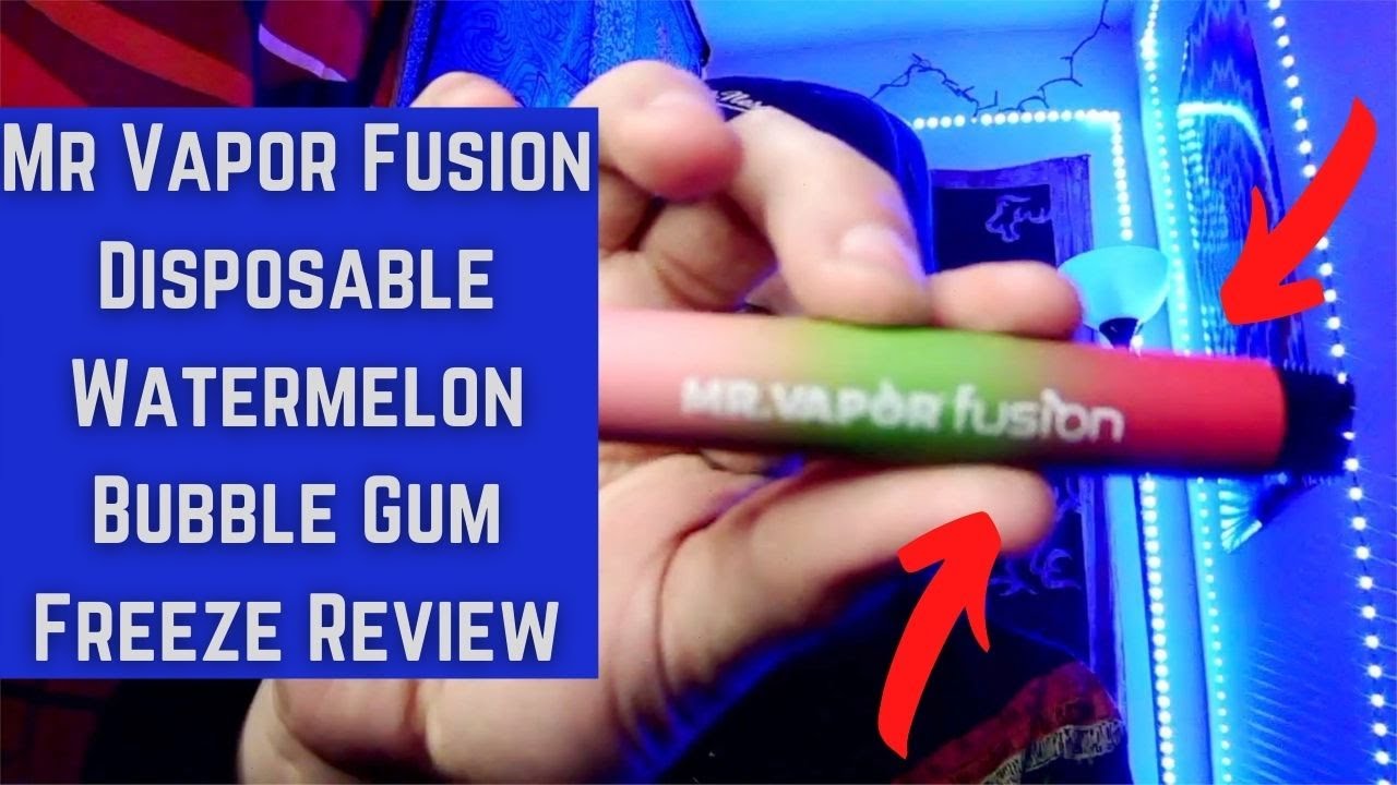 Mr Vapor Fusion Watermelon Bubble Gum Freeze Review