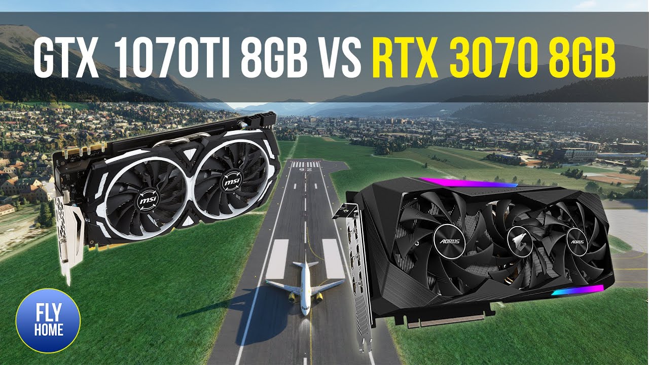 Microsoft Flight Simulator 2020 | GTX 1070Ti 8GB VS RTX 3070 8GB Gaming Benchmark Test 1080p