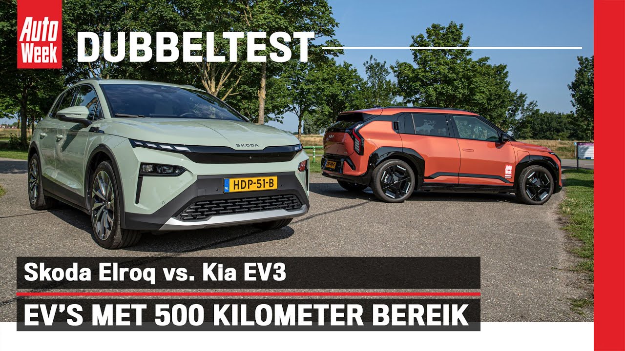 Dubbeltest: Kia EV3 of Skoda Elroq, welke biedt de meeste range onder de 50.000 euro?