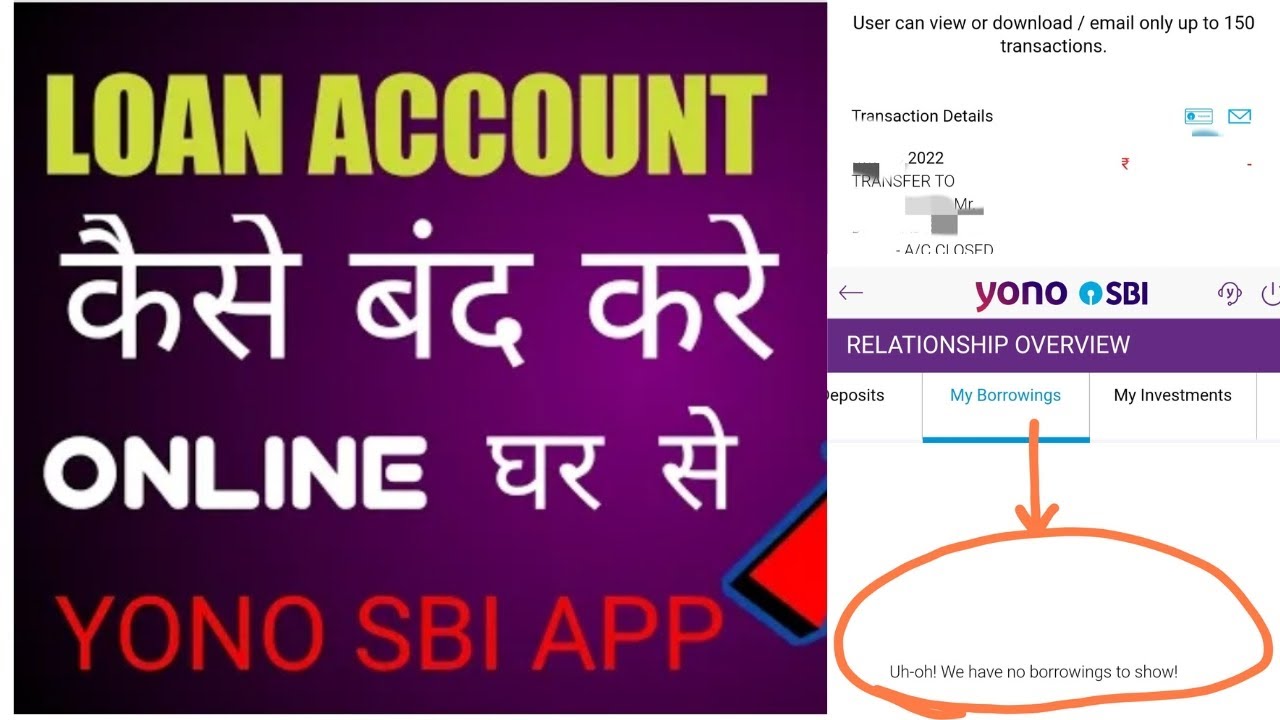 sbi loan account close online sbi yono app | Loan account close online | state bank of india loan