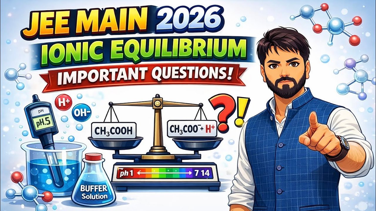 JEE Main 2026 | Ionic equilibrium questions #jee #chemistry #jeebatch #jee2026 #jeeproblems