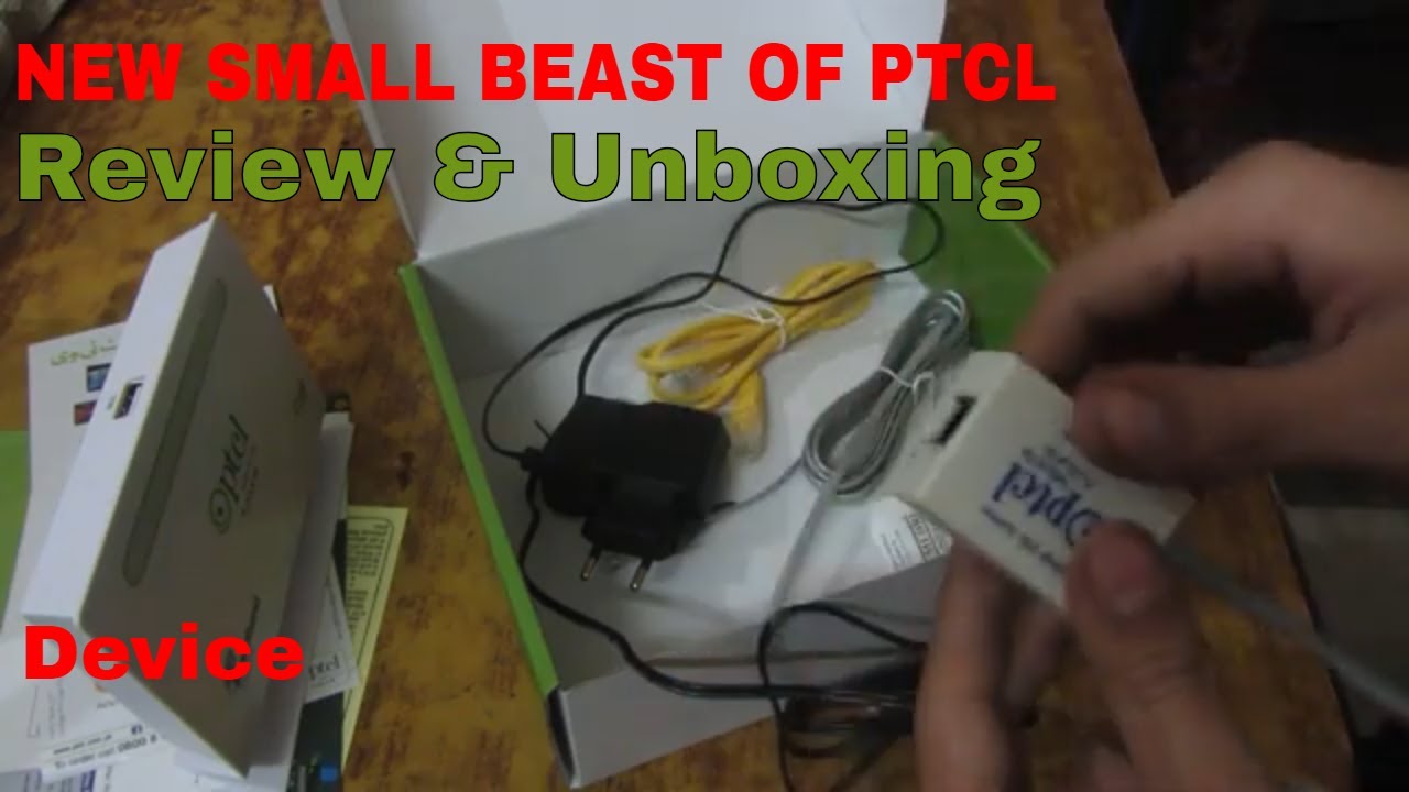 ADSL2 Ptcl New Modem I KASDA KW58283 I Unboxing & Review