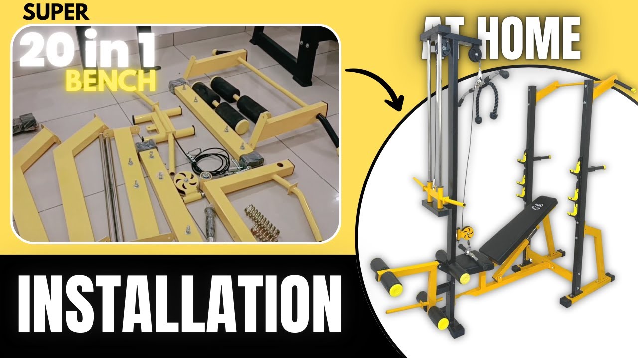 How To Install Gym24 Super 20in1 Bench | Step by Step Installation Video for Gym24 Super 20in1 Bench