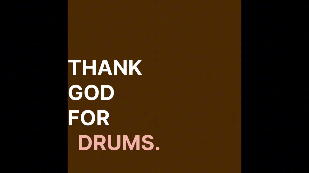 Tayleon - THANK GOD FOR DRUMS
