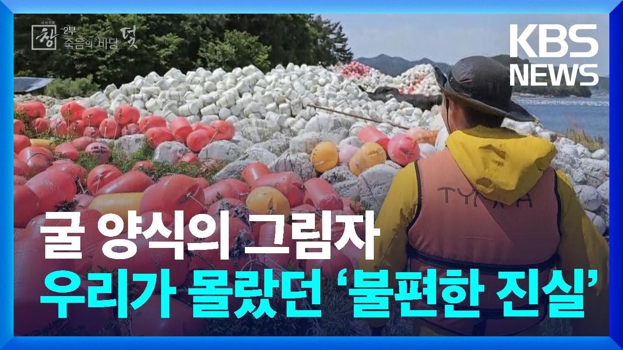 굴 양식의 그림자…우리가 몰랐던 ‘불편한 진실’ [창+] / KBS 2024.09.30.