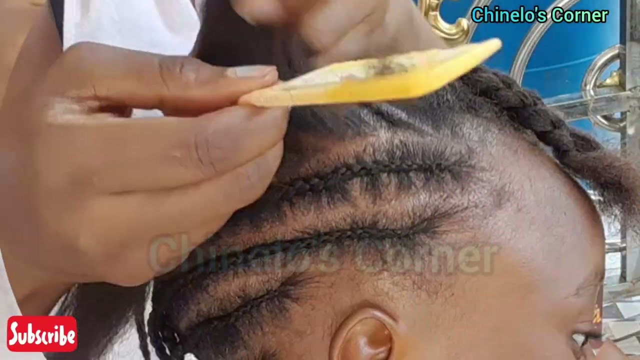 HOW TO  WEAVE STYLISH CAPPING  / PATEWO CORNROW FOR GIRLS 