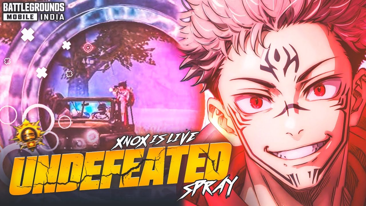 UNDEFEATED SPRAY | XNOX IS LIVE | #pubg #pubgmobile #bgmi #montage #gaming