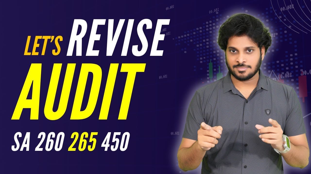 SA 260 265 450 | 5 to 10 Marks | Jan 2025 Exams  [265 and 450 are Regular Class Videos]