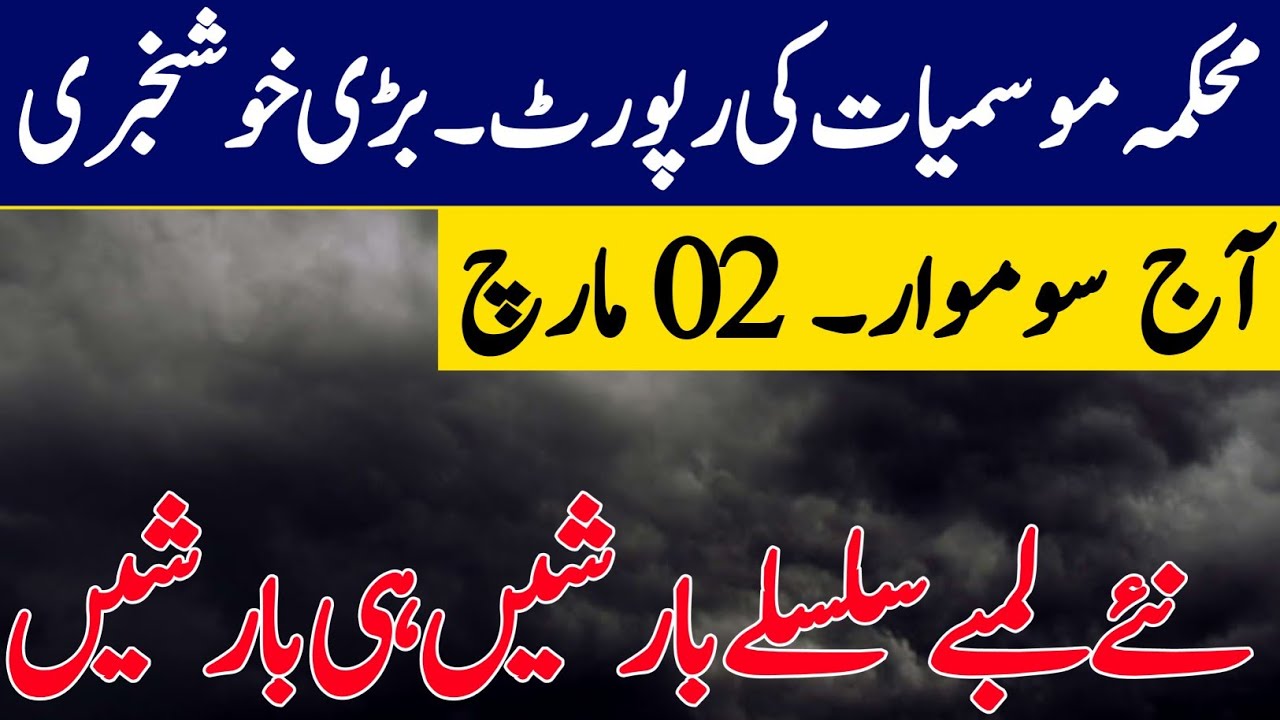 Weather Update for next 7 days| When it will Rain ☔ in Pakistan| All cities names| Weather Report 