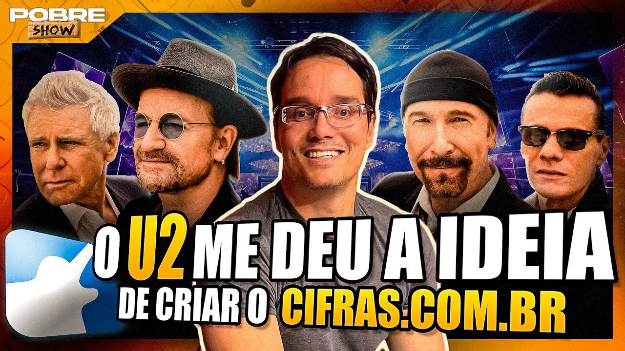O U2 me deu ideia de criar o site Cifras.com.br - Corte Peter Jordan