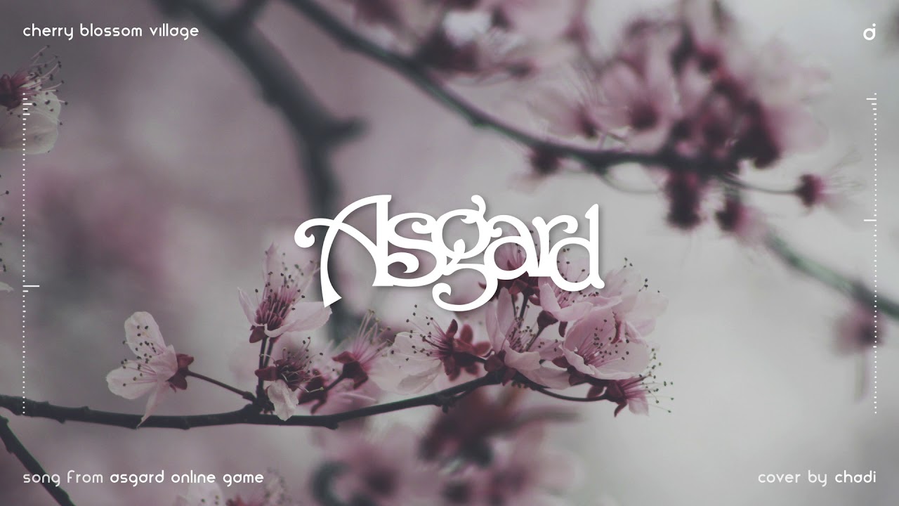 [ASMR BGM] ⛩🌸아스가르드 벚꽃마을 그 오묘한 마을로 들어가보자! 🌸⛩ (Asgard Cherry Blossom Village bgm)