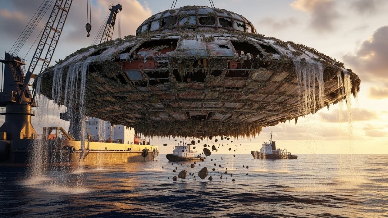 Unbelievable Restoration A Rusted UFO Recovered from the Ocean Floor