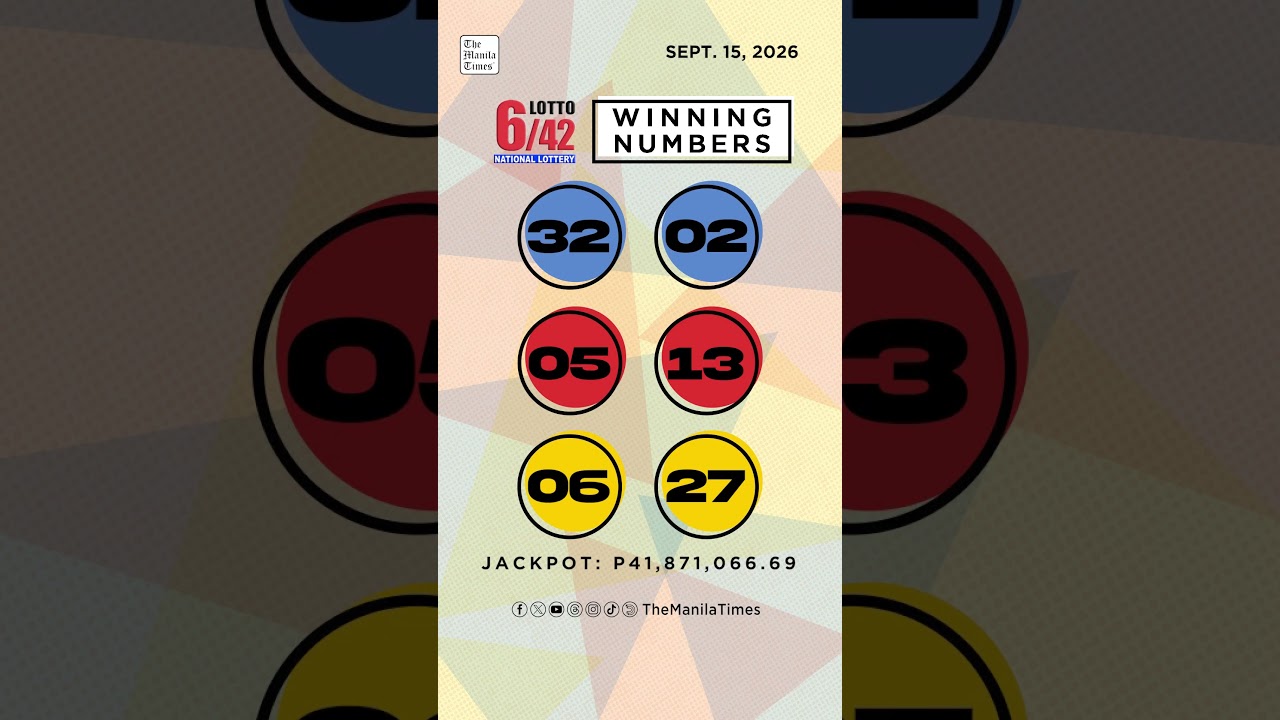 PCSO Lotto Results: P299M Ultra Lotto 6/58, Super Lotto 6/49, 6/42, 6D, 3D, 2D | Sept. 15, 2026