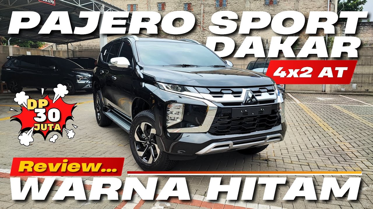 New..!!!! Review Pajero Sport Dakar 4x2 AT Hitam #pajero