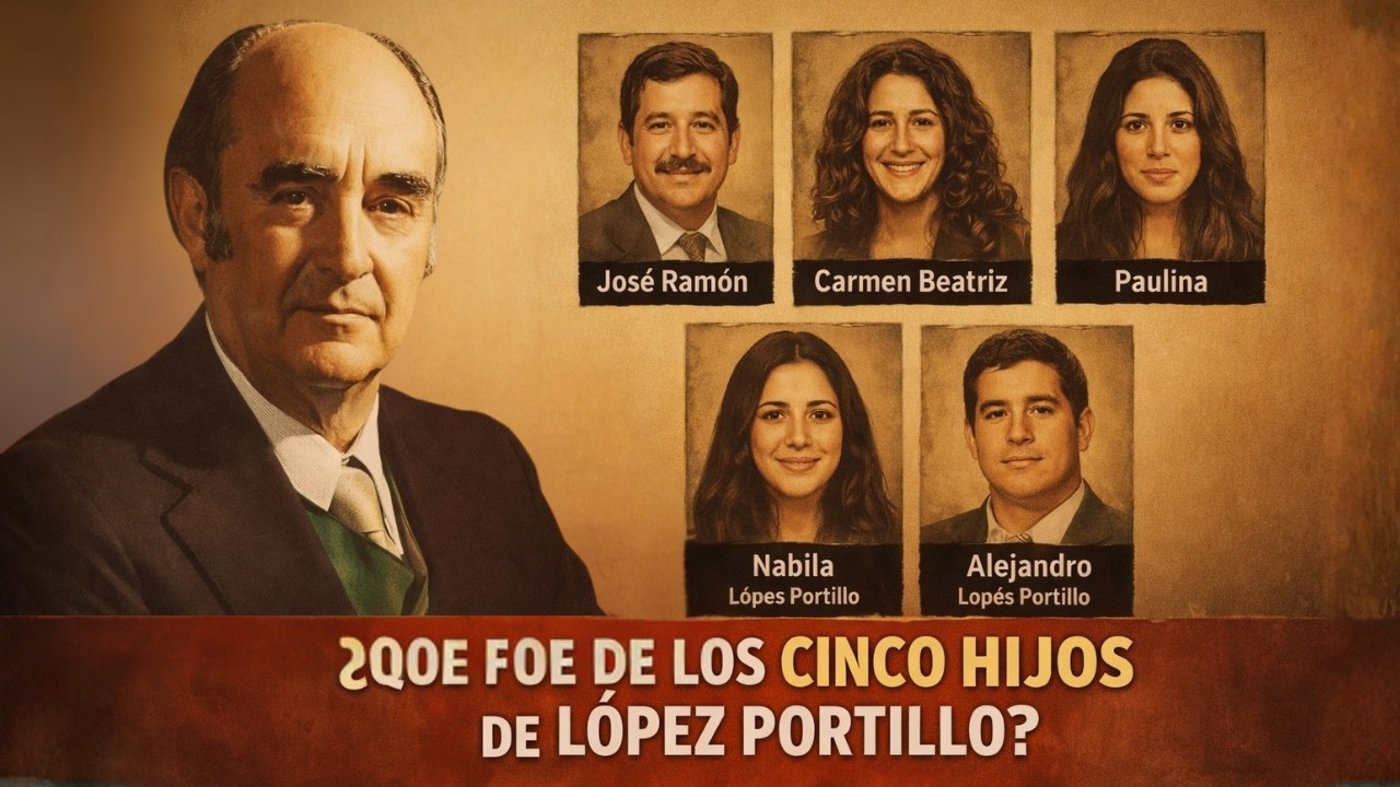 ¿Qué fue de los cinco hijos de López Portillo?
