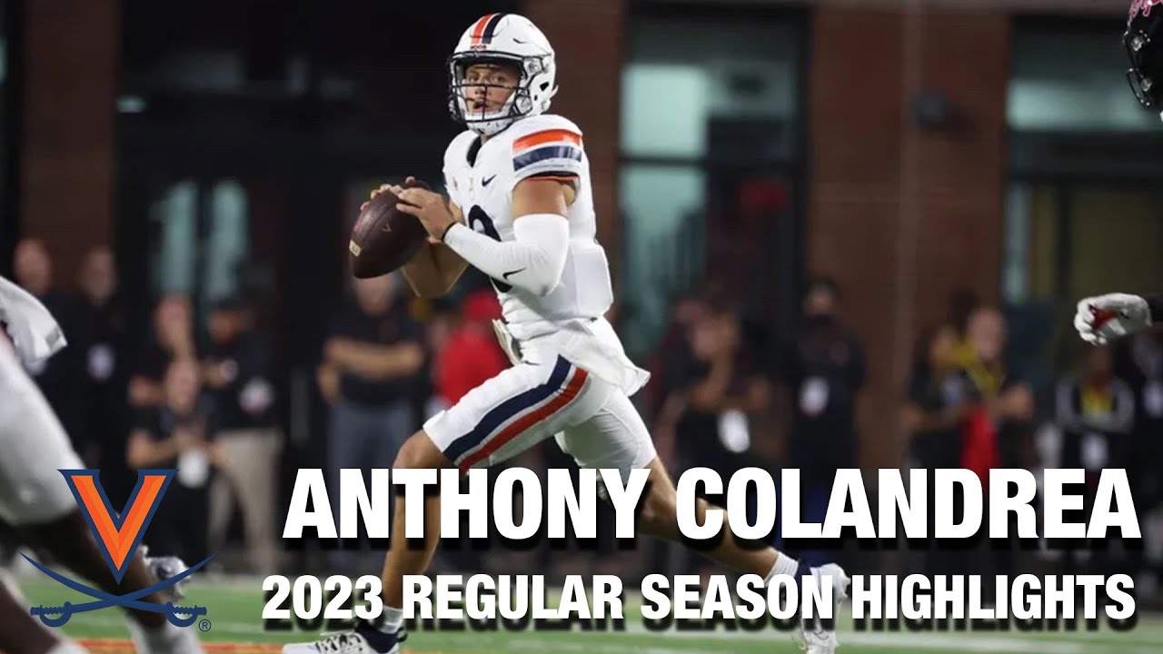 Anthony Colandrea 2023 Regular Season Highlights | Virginia QB