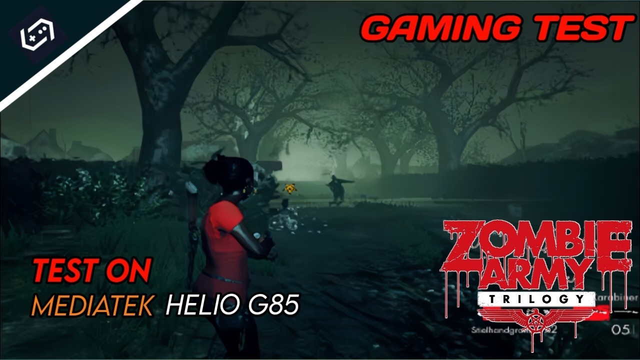 Mencoba Test Game Zombie Army Trilogy - Gamehub v5.3.5 | helio g85