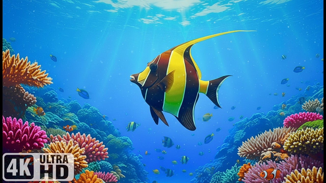The Best 4K Aquarium - Explore the Stunning World of Sea Jellyfish & Beautiful Coral Reef Fish #2