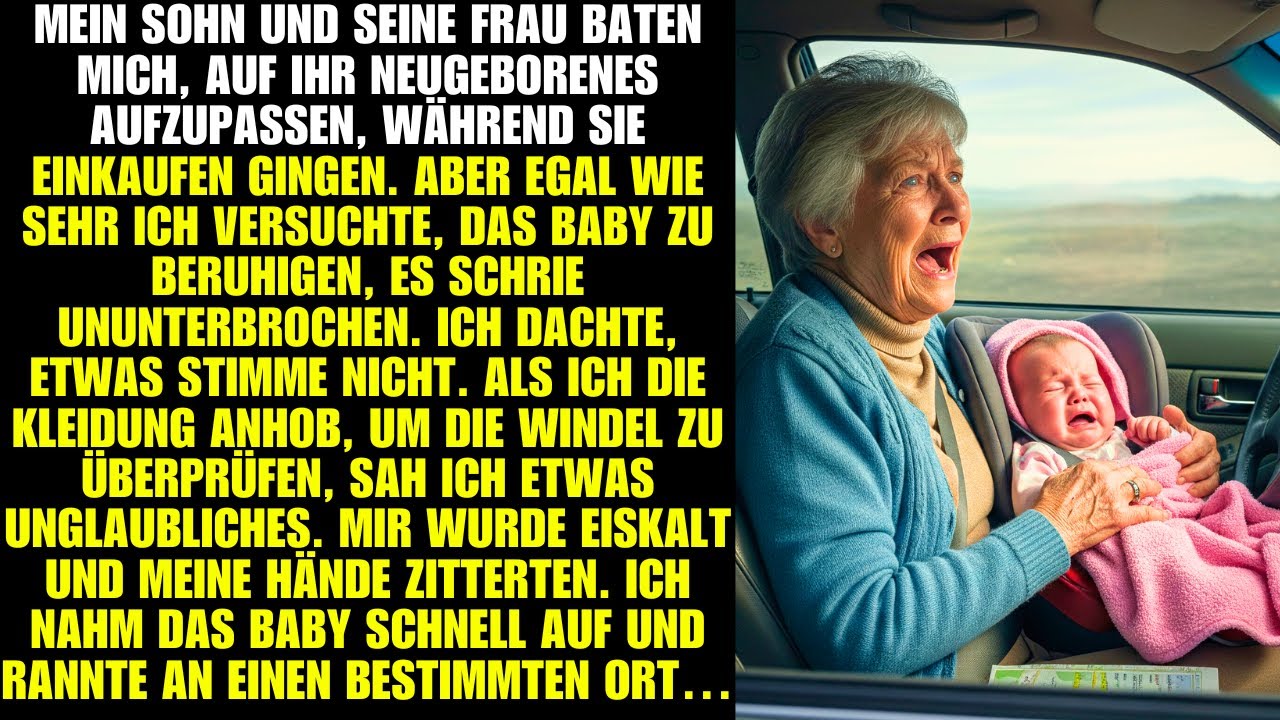 Großmutter entdeckt das Unglaubliche beim Windelwechsel des Babys