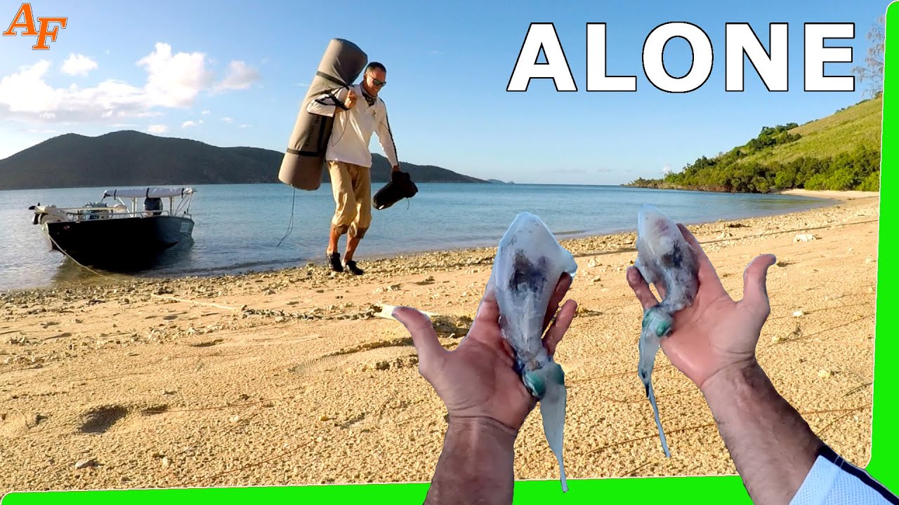 Solo Beach Camping on an uninhabited island EP.513